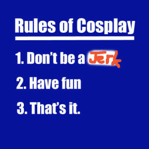 cosplay rules