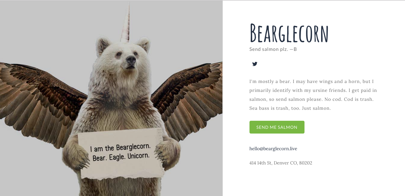 bearglecorn.live screenshot