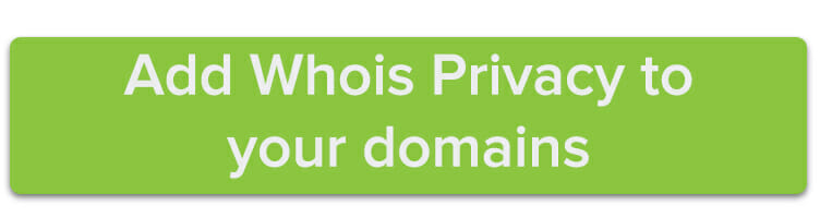 Add whois privacy to your domains