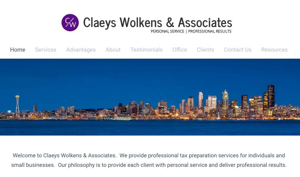 CWA.tax homepage