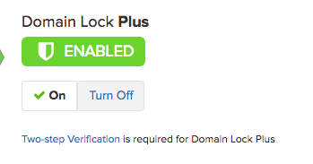 Turn off Domain Lock