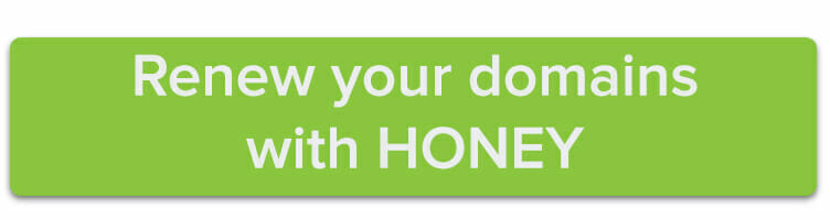 Renew your domains with Honey