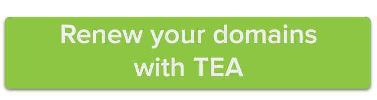 Renew your domains with TEA
