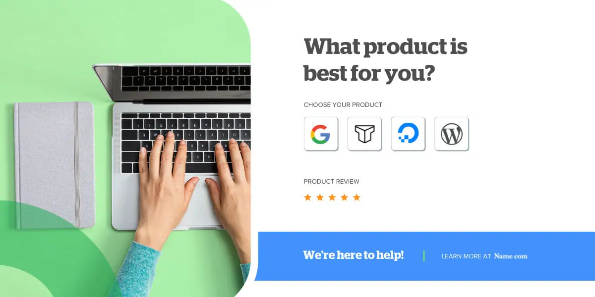 The best email and website products for your business